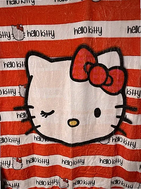 Cartoon Fleece Kitty Blanket/Throw 40x50"