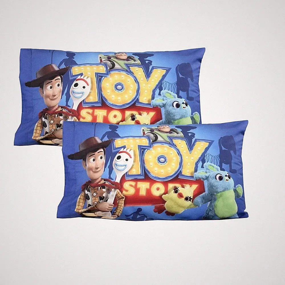 New Disney Pixar Toy Story 4 Standard Pillowcase for Kids 20 x 30 Inch 2 Piece