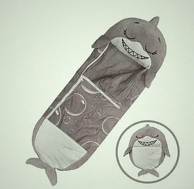 NEW Large Size Happy Sleeping Bag Kids Play Pillow Soft Nappers Warm Cute Gift