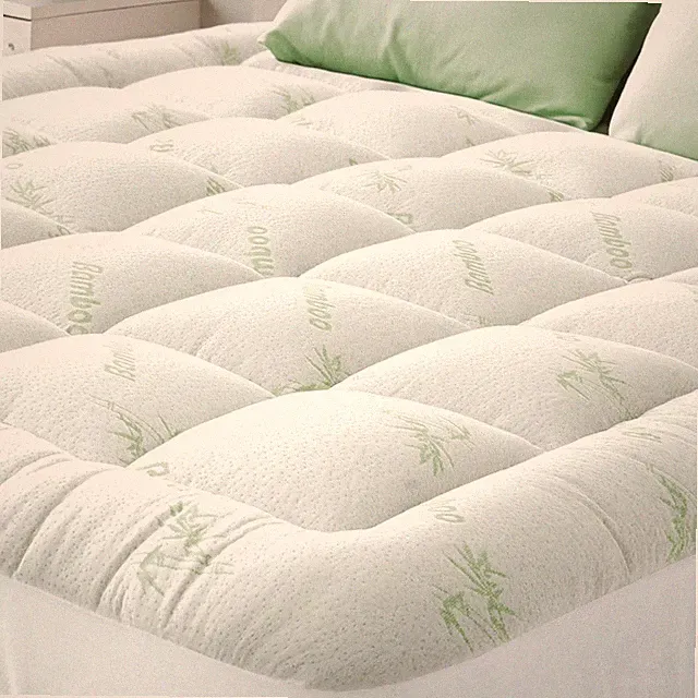 Ultra Soft Queen Size Mattress Topper - Viscose Made from Bamboo Pillow Top Matt