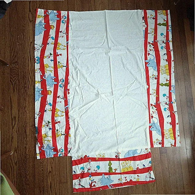 Vintage Dr. Seuss & Characters Baby Toddler Bed Skirt Cartoon 70s